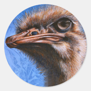 Fugley Sticker Runt Klistermärke