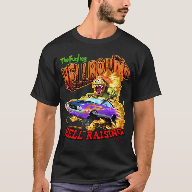 Fugliesen: Lyfta för Hellbound helvete Tee Shirt (Framsida)