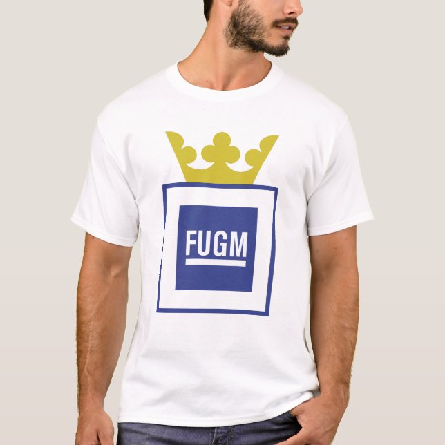 FUGM med den Saab kronan vid SAB-T-tröja (ingen T-shirt (Framsida)