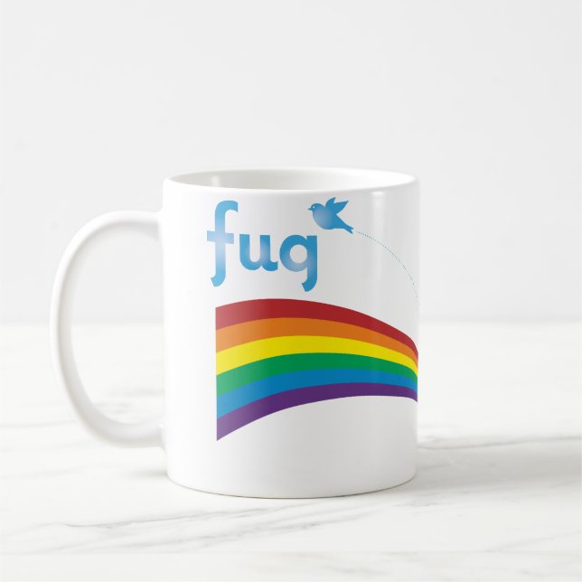 FUGregnbågeSwash Kaffemugg (Vänster)