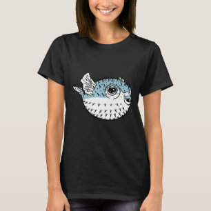 Fugu Cute Deadly Porcupinefish Pufferfish Puffer F T Shirt