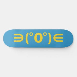 Fugu Kaomoji Japanska Emoticon Mini Skateboard Bräda 18,5 Cm