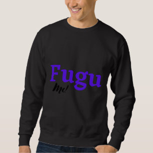 Fugu Me Simpsons Homer Blowfish Sushi Lång Ärmad Tröja