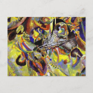 Fugue Abstrakt Painting by Kandinsky Vykort