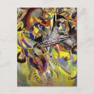 Fugue Abstrakt Painting by Kandinsky Vykort