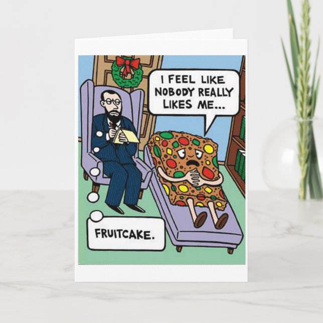 Fuitcake psykologi helgkort (Framsida)
