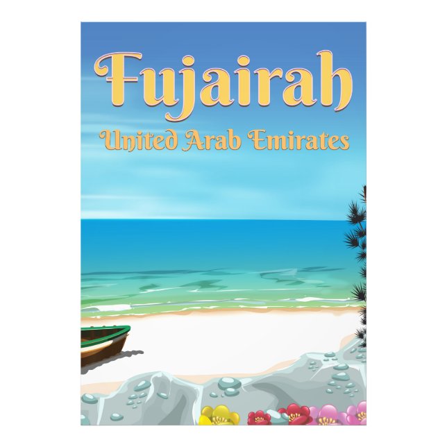 Fujairah United Arab Emirates poster (Framsidan)