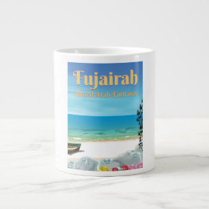 Fujairah United Arab Emirates poster Jumbo Mugg