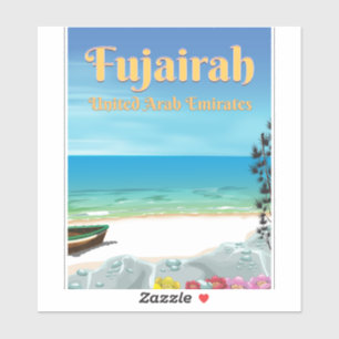Fujairah United Arab Emirates poster Klistermärken
