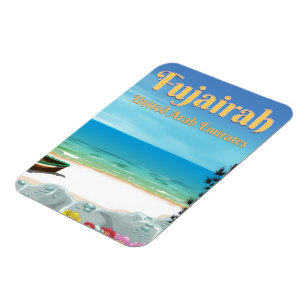 Fujairah United Arab Emirates strandaffisch Magnet