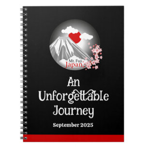 Fuji An Unforgettable Journey Anteckningsbok
