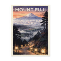 Fuji-berget Japan Vintage