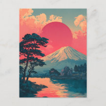 Fuji-berget vintage