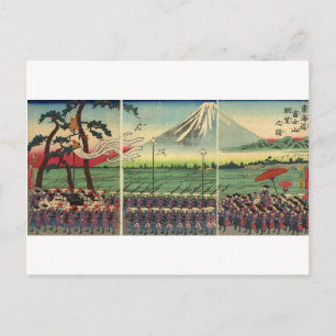 Fuji circa 1860-talet vykort