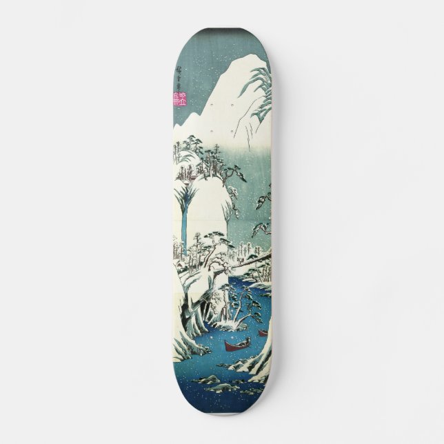 Fuji flodvinter 1830 skateboard bräda 20 cm (Framsida)