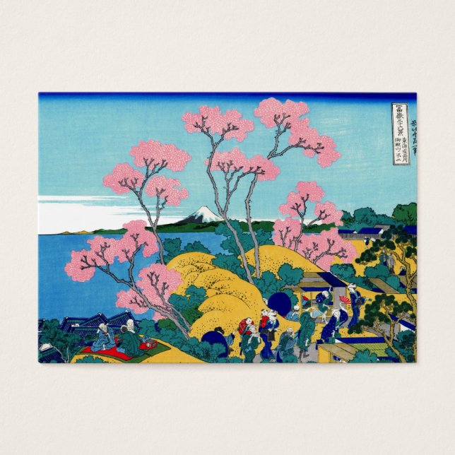 Fuji från Gotenyama Visitkort (Framsidan)