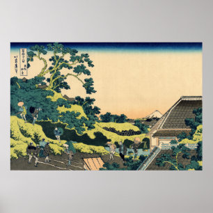Fuji från Mishima Pass Poster