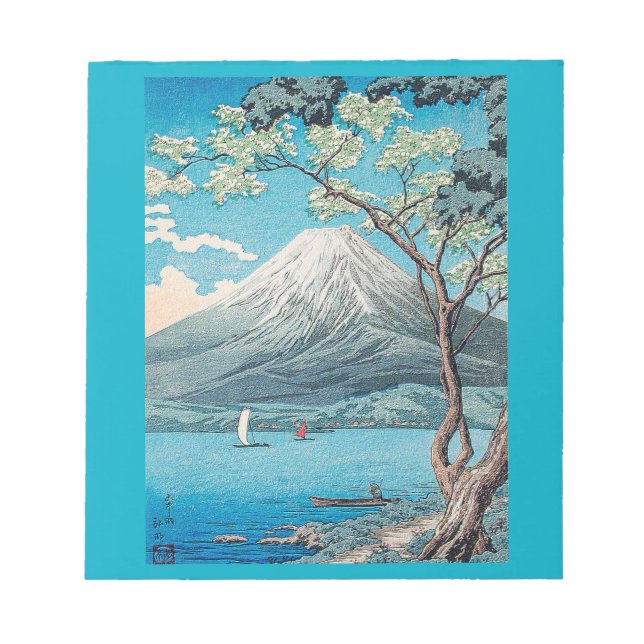 Fuji från Sjö Yamanaka Anteckningsblock (Framsida)