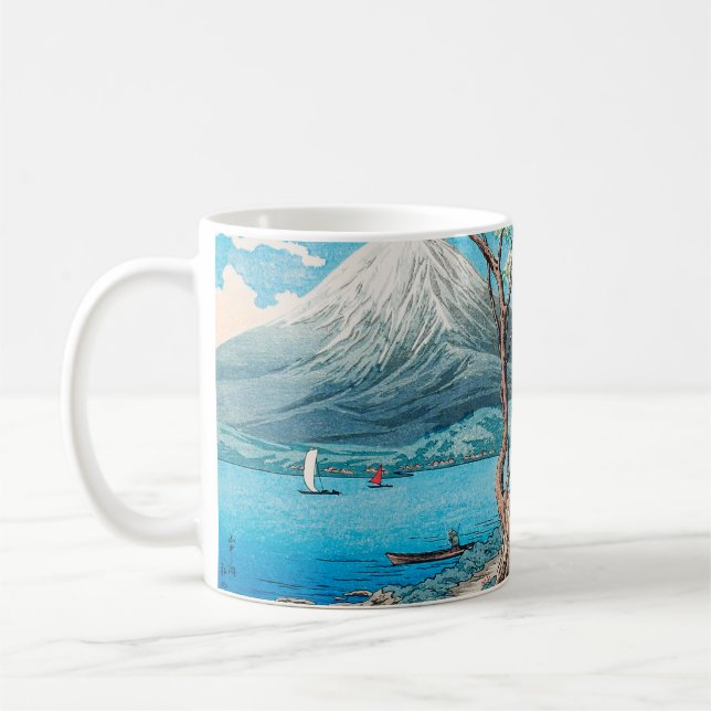 Fuji från Sjö Yamanaka av Hiroaki Takahashi Kaffemugg (Vänster)