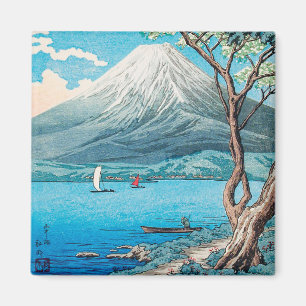 Fuji från Sjö Yamanaka av Hiroaki Takahashi Magnet