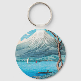 Fuji från Sjö Yamanaka av Hiroaki Takahashi Nyckelring