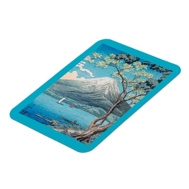 Fuji från Sjö Yamanaka Magnet (Vänstra Sidan)