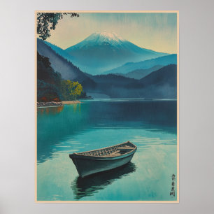 Fuji från Sjö Yamanaka Poster