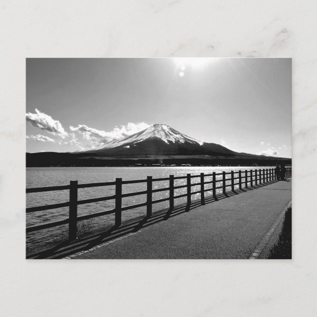 Fuji från Sjö Yamanaka Vykort (Framsida)