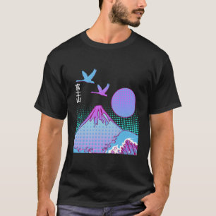 Fuji Fujisan Honshu Japanska Aesthetic Vapor T Shirt