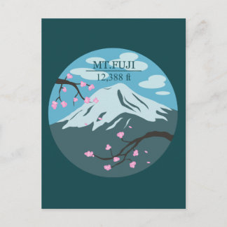 Fuji-höjden Vykort