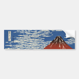 Fuji i Clear Weather (Red Fuji) (Hokusai) Bildekal