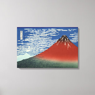 Fuji i Clear Weather (Red Fuji) (Hokusai) Canvastryck