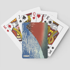Fuji i Clear Weather (Red Fuji) (Hokusai) Casinokort