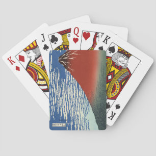 Fuji i Clear Weather (Red Fuji) (Hokusai) Casinokort