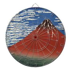 Fuji i Clear Weather (Red Fuji) (Hokusai) Darttavla