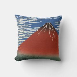 Fuji i Clear Weather (Red Fuji) (Hokusai) Kudde