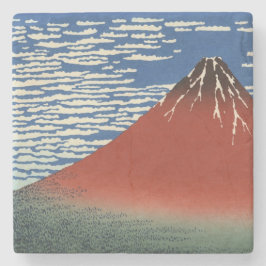 Fuji i Clear Weather (Red Fuji) (Hokusai) Stenunderlägg