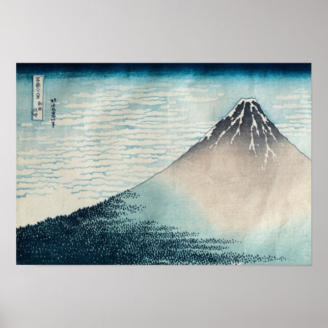 Fuji in Clear Weather' Poster (Framsidan)
