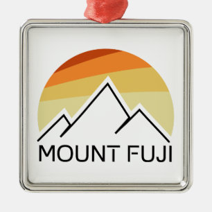 Fuji Japan Retro Julgransprydnad Metall
