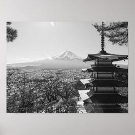 Fuji Japan Scenia View Ligcape Poster