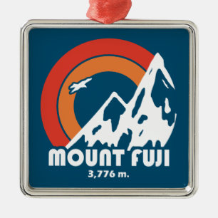 Fuji Japan Sol Eagle Julgransprydnad Metall