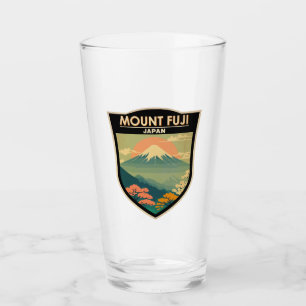 Fuji Japan Travel Art Vintage Glaskopp