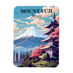 Fuji Japan Travel Souvenir Magnet