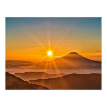 Fuji japan vulcano-berget