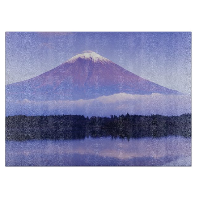 Fuji med Lenticular Cloud, Motosu Sjö, (Framsidan)