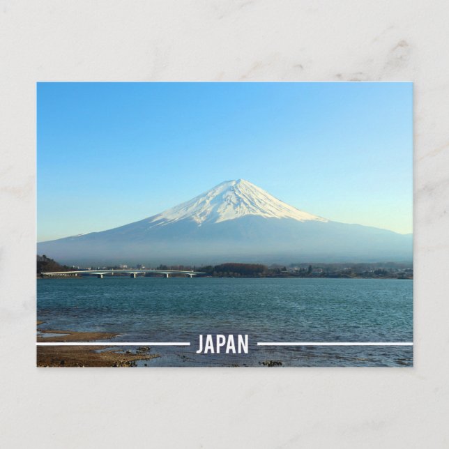 Fuji Mountain, Kawaguchi - De fem Sjöar, Japan Vykort (Framsida)