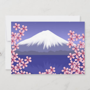 Fuji- och Sakura-Blommar