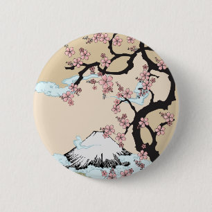 Fuji och Sakura knäppas Knapp