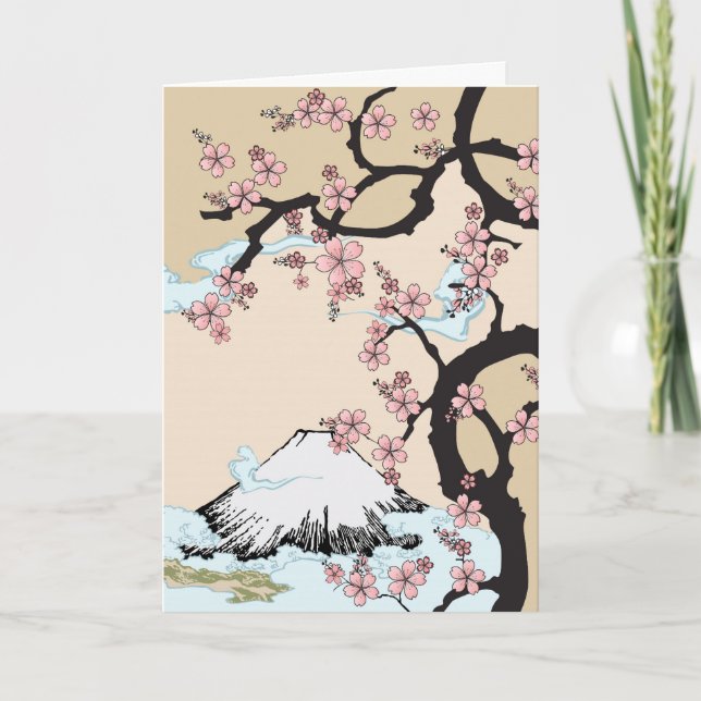 Fuji och Sakura kort (Framsida)