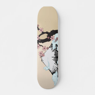 Fuji och Sakura: Old School Skateboard Bräda 21,6 Cm